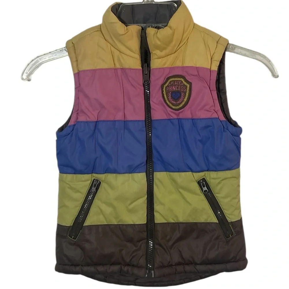 The Children’s Place Reverseable Girls Puffer Vest